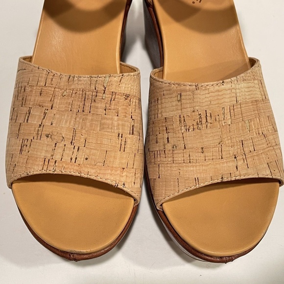 Kork Ease Keirn Womens Wedge Sandal Cork Brown Leather Platform Ankle Strap Sz 9 - Picture 11 of 13